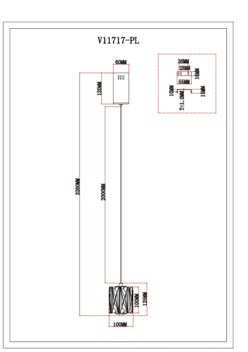 Подвесной светильник Moderli Prismique V11717-PL изображение в интернет-магазине Cramer Light фото 4