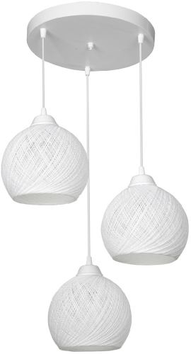 Подвесной светильник Toplight Lizbeth TL1612R-03WH изображение в интернет-магазине Cramer Light