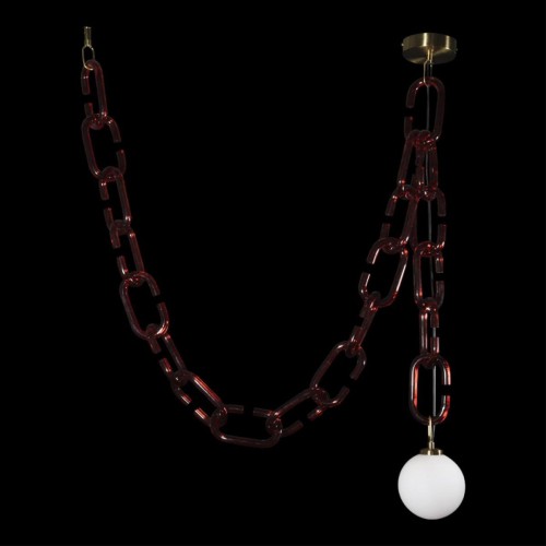 Подвесной светильник Loft IT Chain 10128C Red изображение в интернет-магазине Cramer Light фото 4