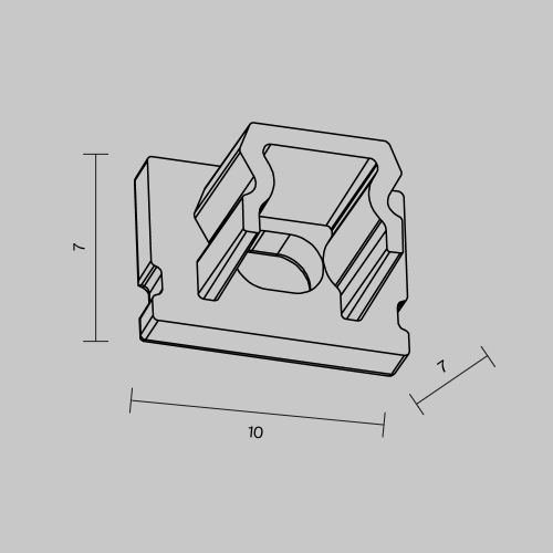 Комплект заглушек (2 шт.) Maytoni 642010 изображение в интернет-магазине Cramer Light фото 6