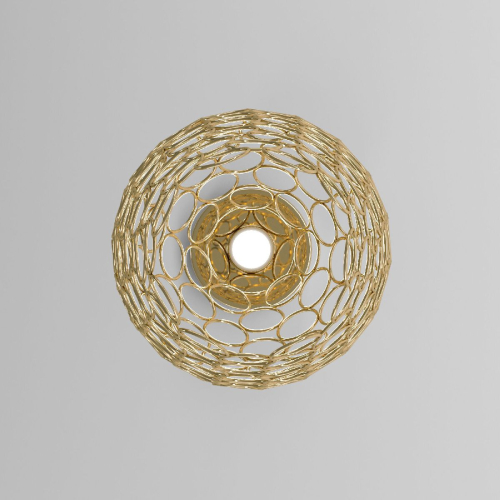 Подвесной светильник Eurosvet Ruche 90380/1 золото a069063 изображение в интернет-магазине Cramer Light фото 3