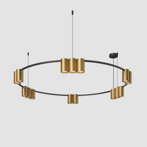 Подвесная люстра Denkirs Orbit DK4067-BK+SG изображение в интернет-магазине Cramer Light фото 2