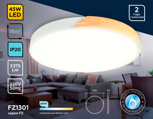 Потолочный светильник Ambrella Light Orbital Design FZ1301 изображение в интернет-магазине Cramer Light фото 2