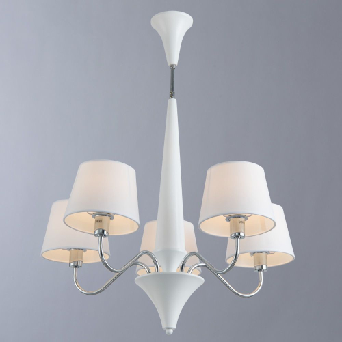 Подвесная люстра Arte Lamp A1528LM-5WH изображение в интернет-магазине Cramer Light фото 3