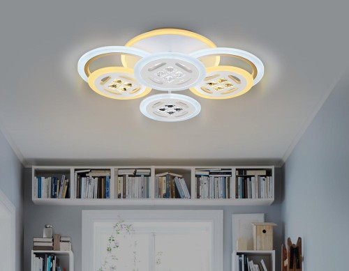 Потолочная светодиодная люстра Ambrella Light Ice FA2951 изображение в интернет-магазине Cramer Light фото 7