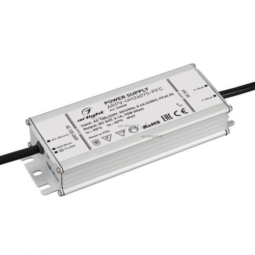 Блок питания Arlight ARPV-UH24075-PFC (24V, 3.1A, 75W) 025028 изображение в интернет-магазине Cramer Light