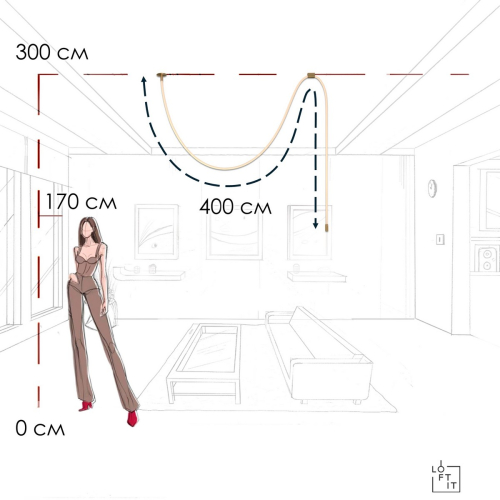 Потолочный светильник Loft IT Thread 10388A Brass изображение в интернет-магазине Cramer Light фото 6