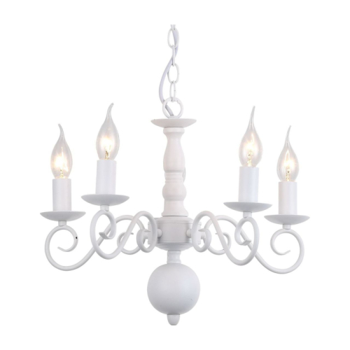 Подвесная люстра Arte Lamp A1129LM-5WH изображение в интернет-магазине Cramer Light