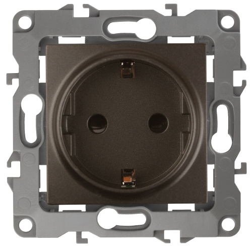 Розетка 2P+E Schuko Эра 12-2101-13 Б0019320 дополнительное фото