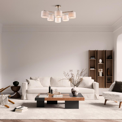 Люстра на штанге Freya Pipe FR5386CL-06G изображение в интернет-магазине Cramer Light фото 4