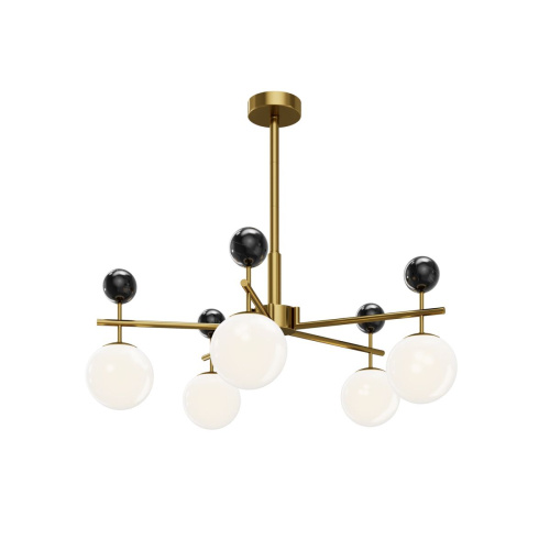 Люстра на штанге Maytoni Museo MOD436PL-05BS изображение в интернет-магазине Cramer Light