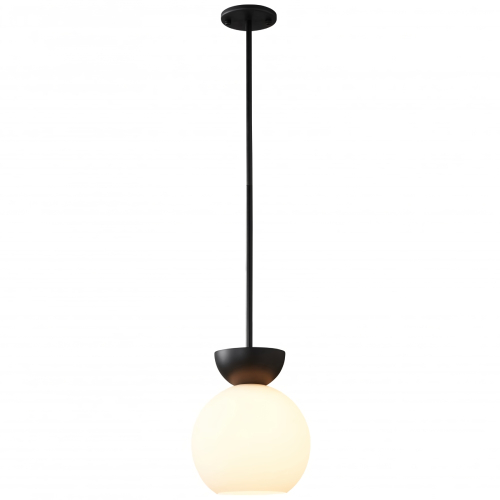 Подвесной светильник iLamp Mono P6079-1 BK+WH изображение в интернет-магазине Cramer Light фото 2