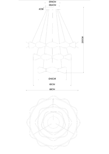 Подвесная люстра Arte Lamp Grace A1868SP-3PB изображение в интернет-магазине Cramer Light фото 2