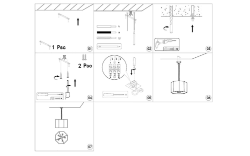 Подвесная люстра Moderli Rizar V1220-5P изображение в интернет-магазине Cramer Light фото 6