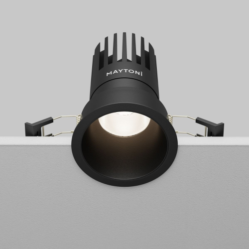 Встраиваемый светильник Maytoni Dip DL118-15W-4K-B изображение в интернет-магазине Cramer Light фото 5