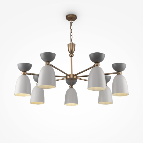 Подвесная люстра Maytoni Cloches MOD113PL-07W изображение в интернет-магазине Cramer Light фото 4