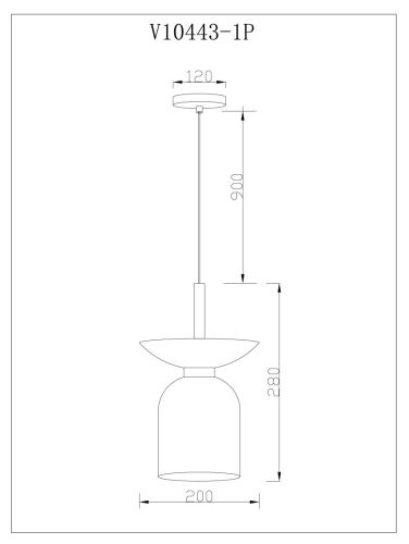 Подвесной светильник Moderli Lecce V11554-1P изображение в интернет-магазине Cramer Light фото 6