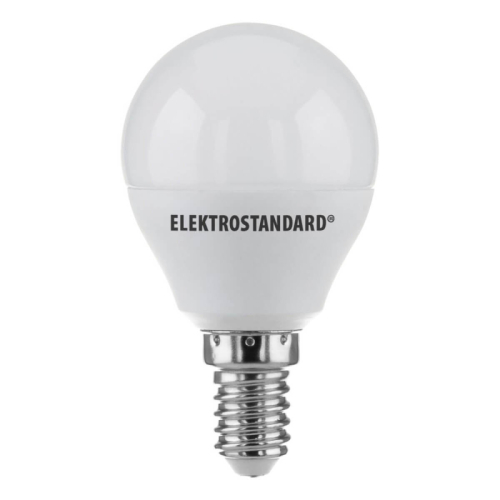 Лампа светодиодная Elektrostandard E14 7W 6500K шар матовый 4690389041556 изображение в интернет-магазине Cramer Light