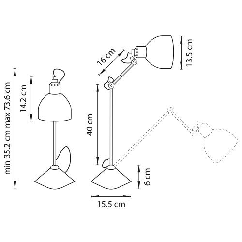 Настольная лампа Lightstar Loft 865914 изображение в интернет-магазине Cramer Light фото 6