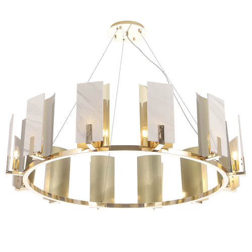 Подвесная люстра Crystal Lux DELUXE SP12 изображение в интернет-магазине Cramer Light фото 5