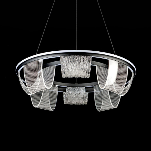 Подвесная люстра LED4U L7706-630 BK изображение в интернет-магазине Cramer Light