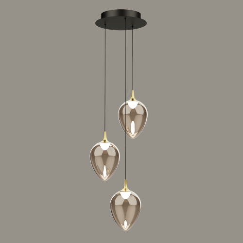 Подвесной светильник Delight Collection MD24001012-3A brass/champagne изображение в интернет-магазине Cramer Light фото 3
