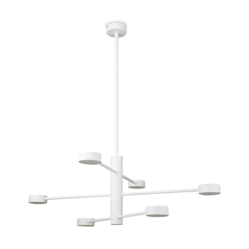 Люстра на штанге Freya Tactic FR5363CL-06W изображение в интернет-магазине Cramer Light фото 2