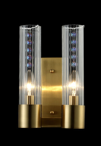 Бра Crystal Lux OTONO AP2 BRASS/TRANSPARENTE дополнительное фото фото 4