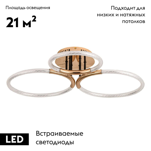 Потолочная люстра Lumion Lara 6545/68CL изображение в интернет-магазине Cramer Light фото 2