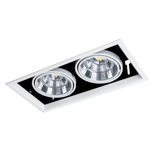 Встраиваемый светильник Arte Lamp Merga A8450PL-2WH изображение в интернет-магазине Cramer Light фото 7
