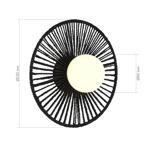 Настенный светильник Evoluce Loom SLE6022-401-01 изображение в интернет-магазине Cramer Light фото 5