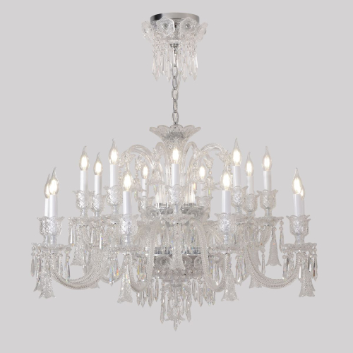 Подвесная люстра Crystal Lux VERSAILLES SP9+9 CHROME изображение в интернет-магазине Cramer Light фото 9