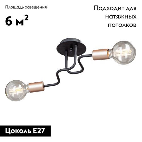 Потолочная люстра Vitaluce V4560-1/2PL изображение в интернет-магазине Cramer Light фото 2