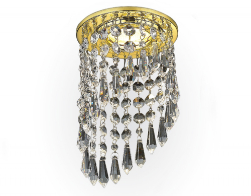 Встраиваемый светильник Ambrella Light K2247 CL/G изображение в интернет-магазине Cramer Light