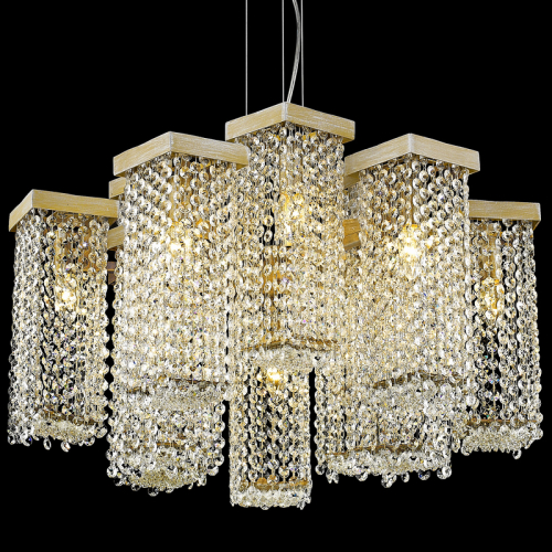 Подвесная люстра Delight Collection P68065-12 gold изображение в интернет-магазине Cramer Light фото 3