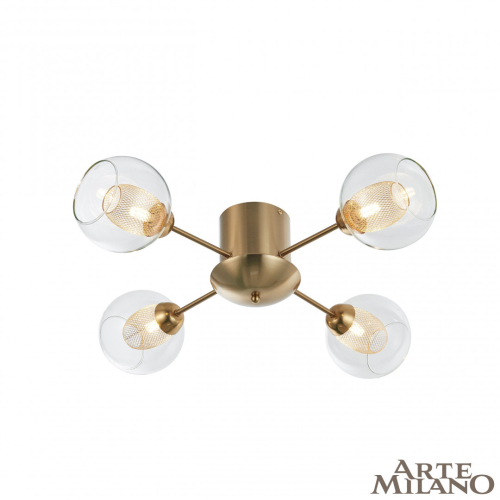 Потолочная люстра Arte Milano 272880/4 GD изображение в интернет-магазине Cramer Light