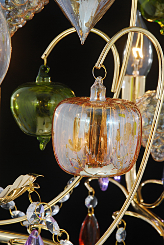 Подвесная люстра Arte Lamp Ricchezza A2011LM-6GO изображение в интернет-магазине Cramer Light фото 4