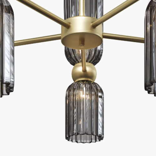 Люстра на штанге Maytoni Antic MOD302PL-10GR изображение в интернет-магазине Cramer Light фото 2