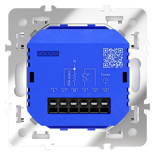 Терморегулятор Voltum S70 VLS070101 (белый глянцевый) дополнительное фото фото 6