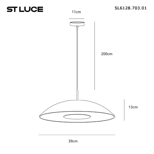 Подвесной светильник ST Luce Lid SL6128.703.01 изображение в интернет-магазине Cramer Light фото 6