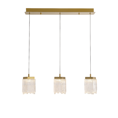 Подвесной светильник Delight Collection MD25020403-3B2 Satin gold изображение в интернет-магазине Cramer Light