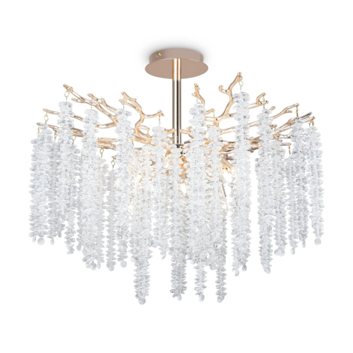 Люстра на штанге Freya Mineral FR1010CL-08G изображение в интернет-магазине Cramer Light фото 2