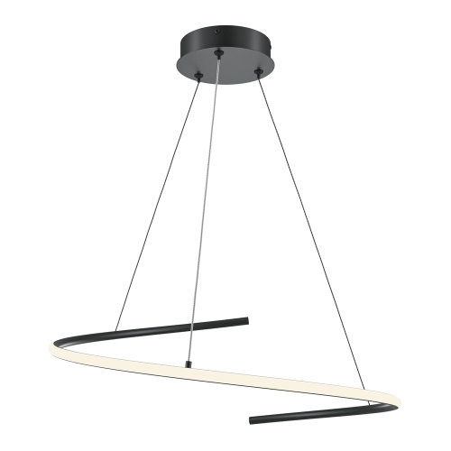 Подвесная люстра Maytoni Curve MOD242PL-L33BK изображение в интернет-магазине Cramer Light