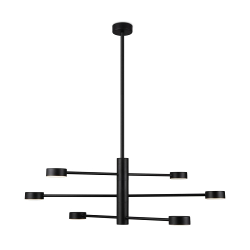 Люстра на штанге Freya Tactic FR5363CL-06B изображение в интернет-магазине Cramer Light фото 5