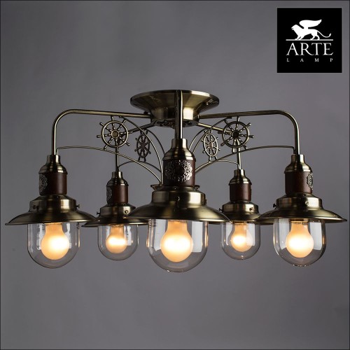 Потолочная люстра Arte Lamp Sailor A4524PL-5AB изображение в интернет-магазине Cramer Light фото 4