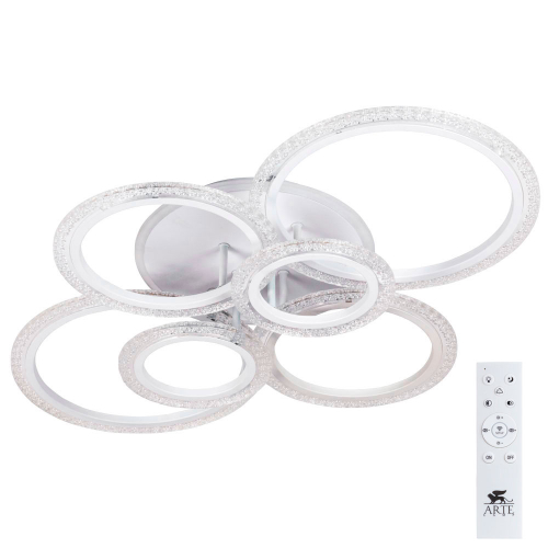 Потолочная светодиодная люстра Arte Lamp Camelia A2516PL-90WH изображение в интернет-магазине Cramer Light фото 2