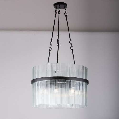 Подвесная люстра DeLight Collection MD2313-8A matt black изображение в интернет-магазине Cramer Light