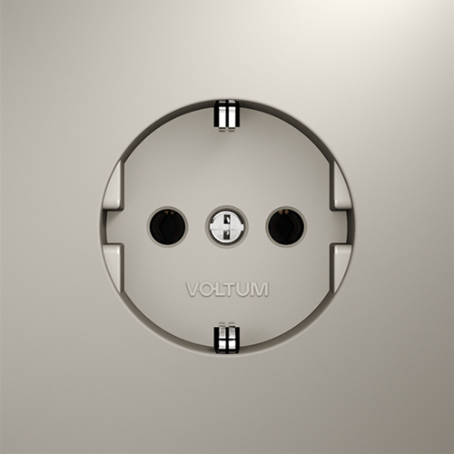 Розетка Voltum S70 VLS040103 (кашемир) дополнительное фото фото 4