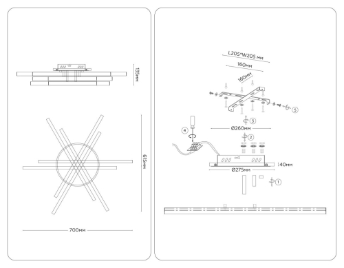 Потолочный светильник Ambrella Light Comfort LineTech FL6272 изображение в интернет-магазине Cramer Light фото 3