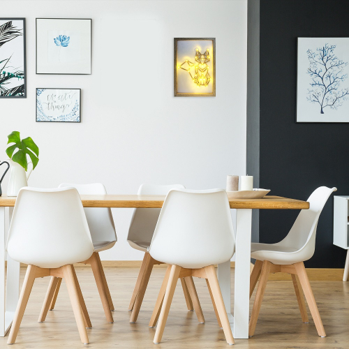 Светодиодный ночник Apeyron Лиса теплый белый 2хАА МДФ 12-179 изображение в интернет-магазине Cramer Light фото 6